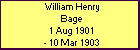 William Henry Bage